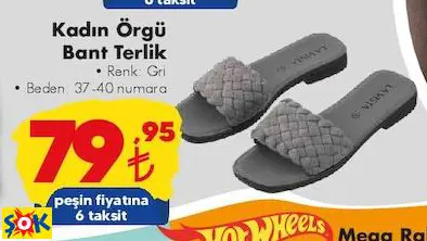 KADIN ÖRGÜ BANT TERLİK